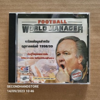 แผ่นเกมพีซี CD-ROM FOOTBALL WORLD MANAGER 1998/1999 #CDROM