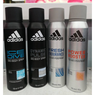 สเปรย์ระงับกลิ่นกาย ADIDAS deodorant Spray ระงับเหงื่อ กลิ่นกาย ได้นาน แม้ออกกำลังกาย 4 กลิ่น ขนาด 150ml