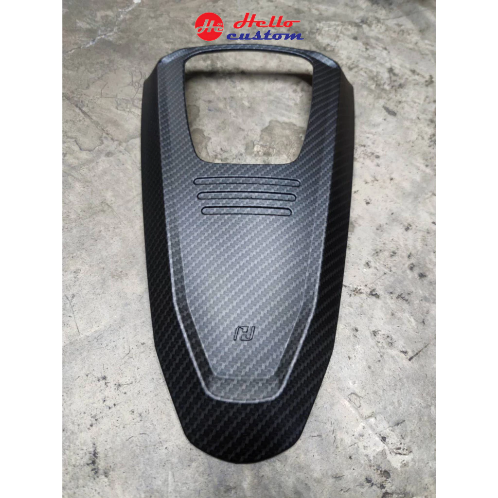 ฝาครอบหน้าแต่ง ลายเคฟล่า H2C Honda Giorno Plus thumbnail 3