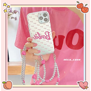 🐱‍🐉จัดส่งภายใน 24 ชม🌹 เคสไอโฟน 11 12 13 14 Pro Max สาวน่ารักหัวใจ บาร์บี้ แฟชั่น ความนิยม Case for iPhone ผลิตภัณฑ์ร้อน