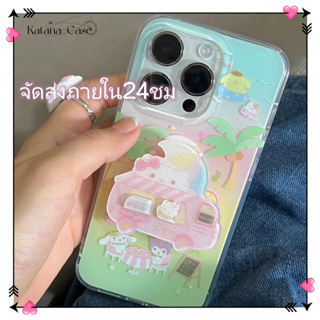 🎐จัดส่งภายใน24ชม🎐เคส for iPhone 11 14 Pro Max Case for iPhone 12 13 ป้องกันการตก การป้องกัน พร้อมขาตั้ง การ์ตูน