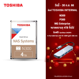 Toshiba NAS HDD (4TB) TSB INT 3.5"4TB (N300)NAS 24x7  7200RPM 128MB (RB) Internal Harddisk