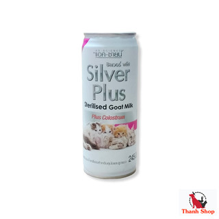 นมแพะ ลูกแมว เสริม นมน้ำเหลือง AG SCIENCE Silver Plus Colostrum 245 mL