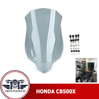 ชิวหน้า Honda CB500X 2013-2022 กระจกบังลม ชิวหน้ามอเตอร์ไซค์ กระจกหน้ารถ