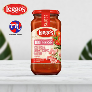 Leggos Bolognese with Bacon Pasta Sauce 500g ซอสพาสต้า โบโลเนสซอส ผสมเบคอน