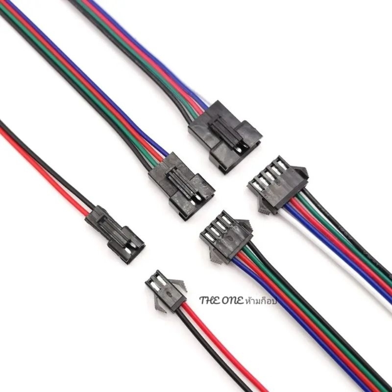 ได้ทั้งชุด  สายเชื่อมต่อJST เทอร์มินอล SM (ราคา 1คู่ ผู้ เมีย) 2P 3P 4P terminal