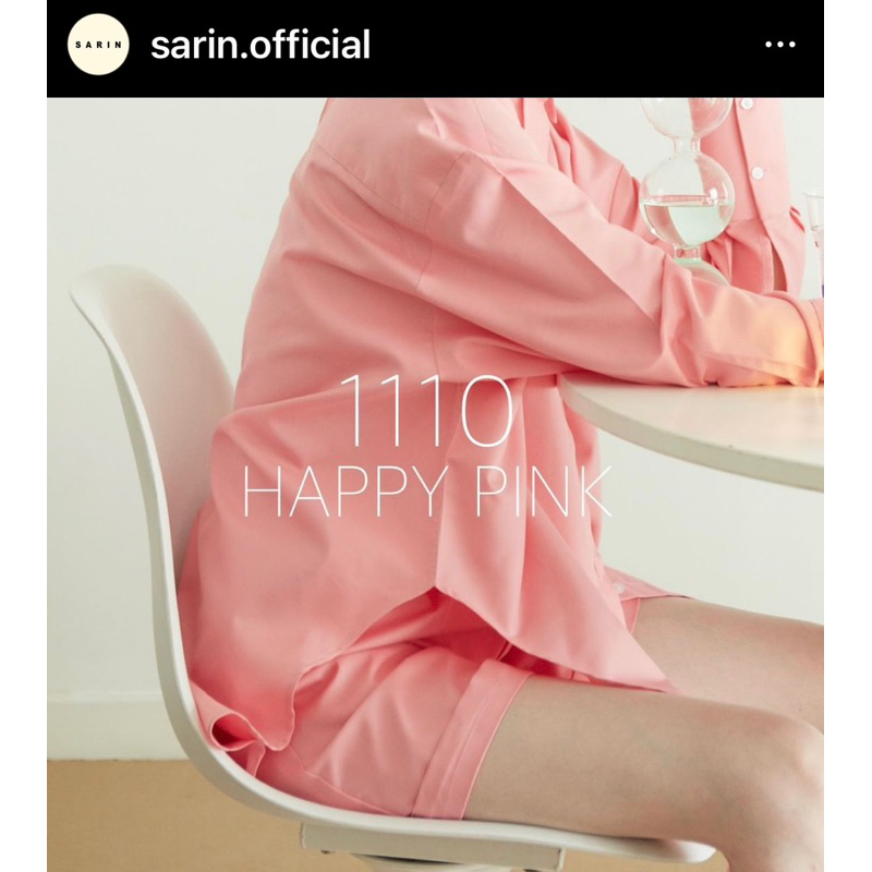 Sarin 1110 shirt Happy pink