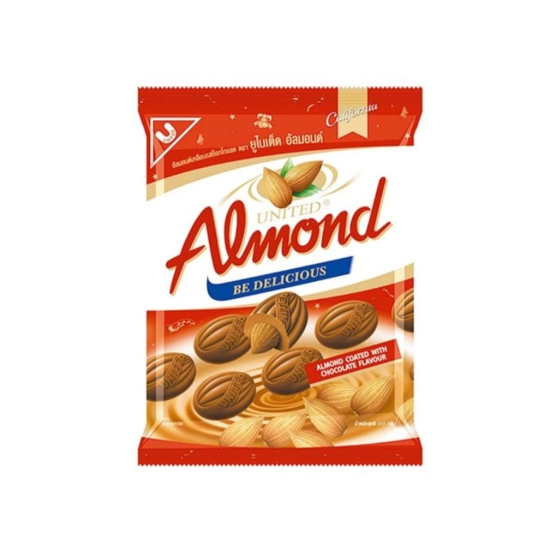 United Almond อัลมอนด์เคลือบช็อคโกแลตถั่ว