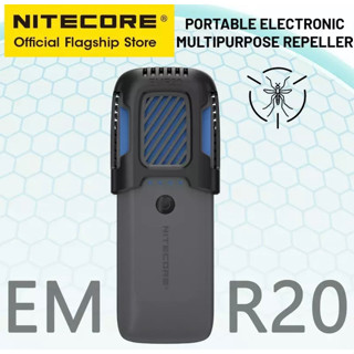 เครื่องไล่ยุงแบบพกพา EMR20 Nitecore USB-C แบตเตอรี่แบบชาร์จไฟได้ pd/qc 3.0 18W แบตสำรองสำหรับเดินสุนัขตั้งแคมป์