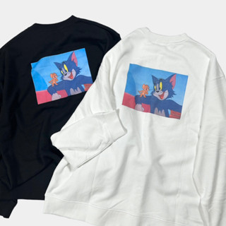เสื้อสเวตเตอร์ทรงหลวม แบรนด์ญี่ปุ่นมือ 1 ตัดป้าย