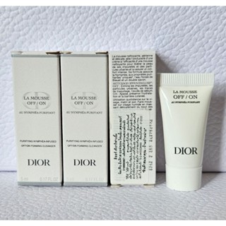 Dior โฟมล้างหน้า OFF/ON Foaming Cleanser 5ml ฉลากไทย