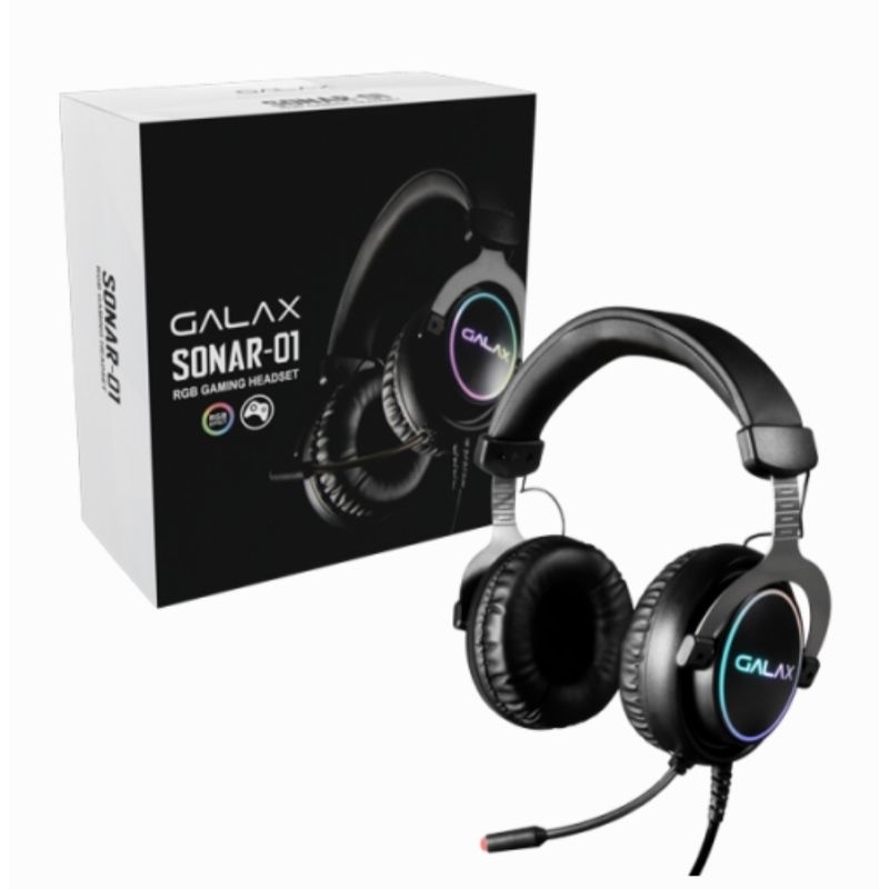 
หูฟังเกมเมอร์ Galax EX- Black 01 RGB Gaming headset มือ1

