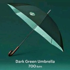 Starbucks DARK GREEN UMBRELLA