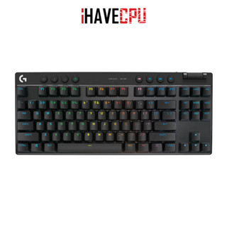 iHAVECPU KEYBOARD (คีย์บอร์ด) LOGITECH G PRO X TKL GAMING KEYBOARD (TACTILE) (BLACK)