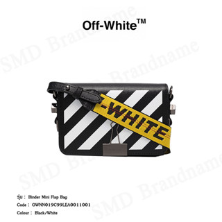 Off-White กระเป๋าสะพาย รุ่น  Binder Mini Flap Bag Code: OWNN019C99LEA0011001