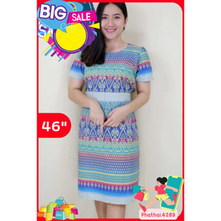 Flash sale 📌✅ เดรส อก46 เดรสผ้าฝ้ายพื้นเมือง