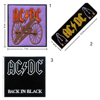 ซื้อ 3 แถม 1 ฟรี อาร์มปัก ACDC Music Band ตัวรีดติดเสื้อ อาร์มปัก ACDC  อาร์มรีดติดเสื้อ อาร์มโลโก้วงดนตรี