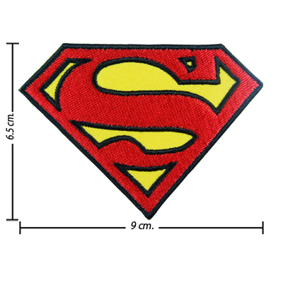 Superman อาร์มปัก  ตัวรีดติดเสื้อ อาร์มปัก ซุปเปอร์แมน อาร์มรีดติดเสื้อ อาร์มปักการ์ตูน ตัวรีดการ์ตูน