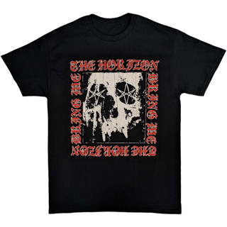 เสื้อวง BRING ME THE HORIZON (BMTH) ลิขสิทธิ์แท้100% ลาย METAL LOGO SKULL