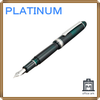 ปากกาหมึกซึม Platinum ปากกาหมึกซึม F Fine Point 3776 Century Rhodium Finish Laurel Green ใช้คู่ สินค้านำเข้าปกติ [ส่งตรงจากญี่ปุ่น]