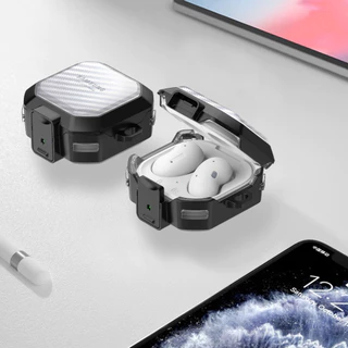 เคส Galaxy buds live /pro/2/2pro/FE/Buds Core คลิปล็อค เคสแข็ง โปรงใส พร้อมที่คล้อง (Model.2)
