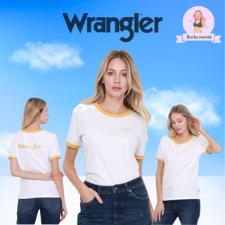 WRANGLER ขายชนช็อป  เสื้อยืดแขนสั้นผู้หญิง คอลเลคชั่น Logo Play รุ่น WR W272R208