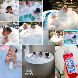 Funny Bubble Soap สบู่ทำฟอง ทำฟองสบู่ สบู่ตีฟอง ปลอดภัย100% ไม่แสบตา มีให้เลือกหลายกลิ่น 220 มล.