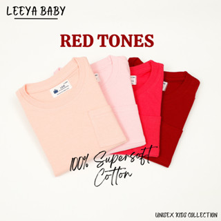 Leeya AW3 เสื้อยืดเด็ก คอกลม 100% Cotton Supersoft เนื้อผ้านุ่ม  สวมใส่สบาย งานเย็บพรีเมี่ยม คุณภาพดีเยี่ยม Baby &amp; Kids