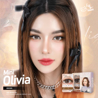 Kitty Kawaii Contact Lens : Mini Olivia Brown (Blister pack) - คอนแทคเลนส์รายเดือน