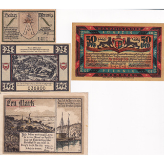 Germany Not geld (Emergency Money) 1916-1921 GN 253 Set of 4 pcs.