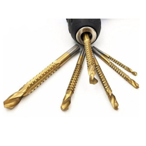 ดอกเจาะรูไม้ เหล็ก ดอกสว่านเลื่อยไม้ เจาะเลื่อย อลูมิเนียม พลาสติกโลหะบาง เคลือบไทเทเนี่ยม - รูปที่ 4