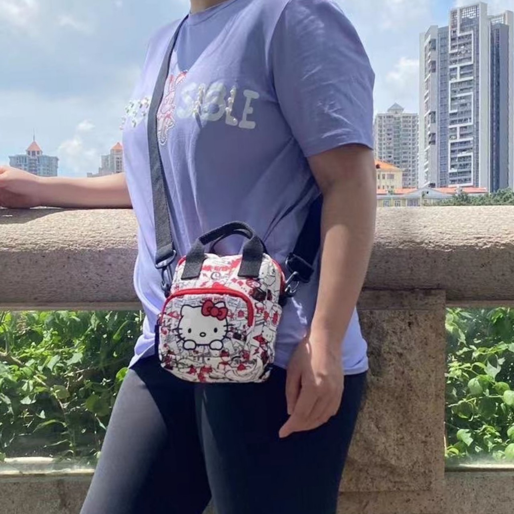 กระเป๋าสะพายข้างเด็ก ผ้าแคนวาส ลายการ์ตูน - รูปที่ 3