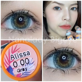 Alissa gray brown Bigeye บิ๊กอาย ✨คอนแทคเลนส์กรองแสงUV✨ Montra