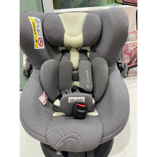 คาร์ซีท Ailebebe Kurutto 5i premium สีเทา มือ2 Carseat