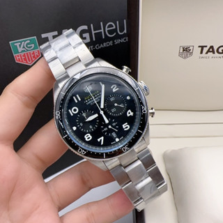 นาฬิกาข้อมือ  Heuer  งานออริเทียบแท้ Size 42mm ระบบ ถ่าน จับเวลา