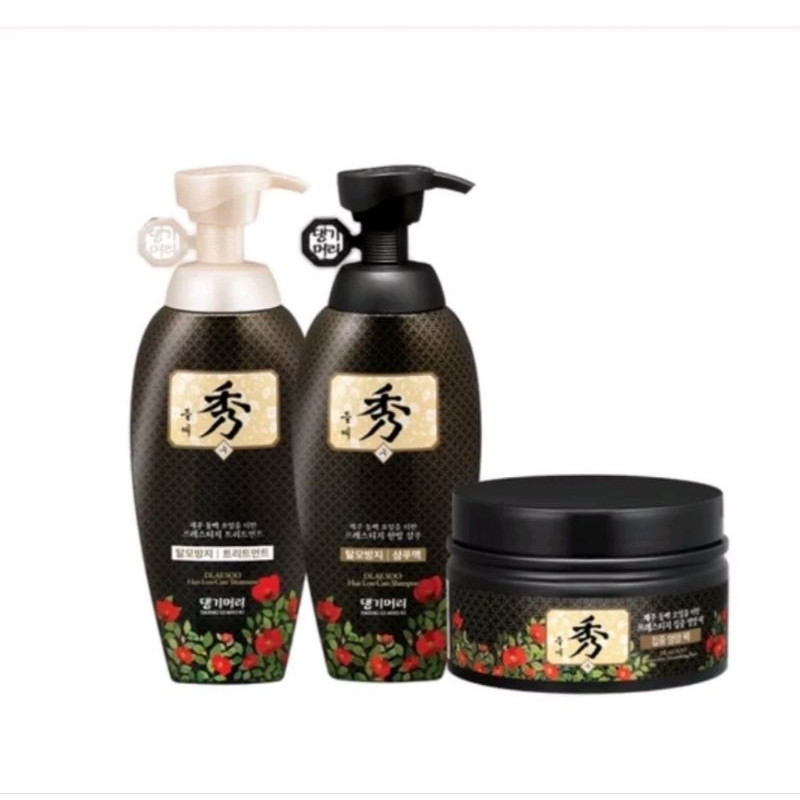 Exp.2028 แชมพูลดผมร่วง แทงกีโมรี 400ml. Daeng Gi Meo Ri Dlae Soo Hair Loss Care ไม่มีกล่อง
