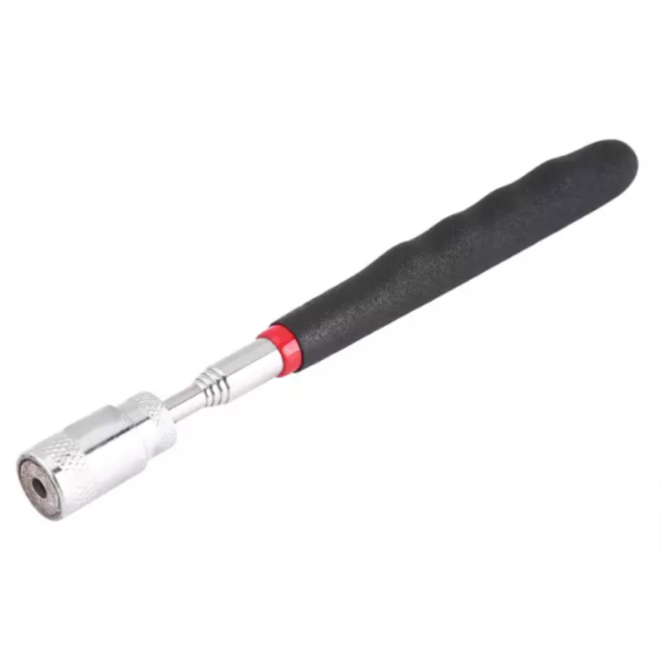 GOFFFYTEC-G024 อุปกรณ์เก็บน็อต ไม้เก็บเศษโลหะ หัวแม่เหล็ก พร้อมไฟฉายที่ปลาย สำหรับเก็บน็อตสกรู ชิ้นส่วนเครื่องยนต์ ยืดไ