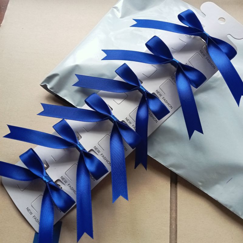 โบว์นักเรียน โบว์2แฉก2ชั้น ขนาด1นิ้วและ1ซม. 1แผง4ชิ้น - รูปที่ 7