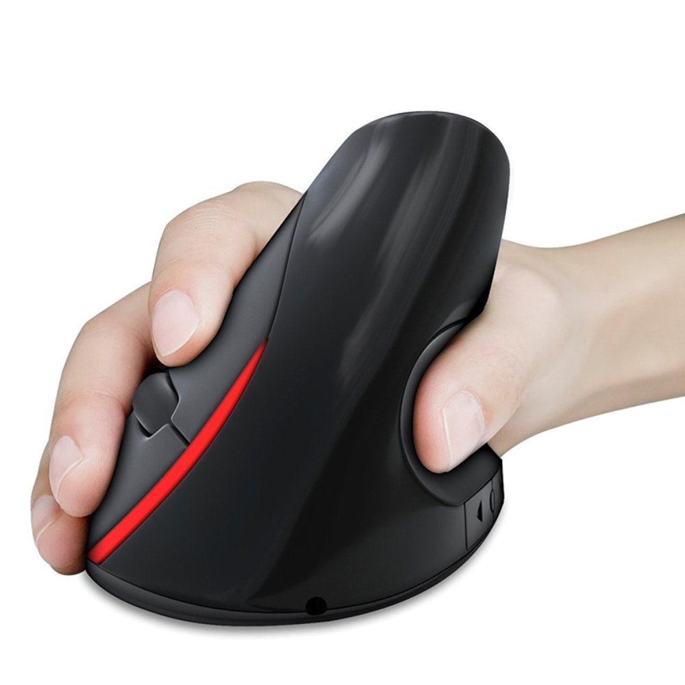 เม้าส์ HXSJ A889 Ergonomic Vertical 2.4Ghz Wireless Mouse เม้าส์ไร้สายแนวตั้งเพื่อคนรักสุขภาพ - รูปที่ 2