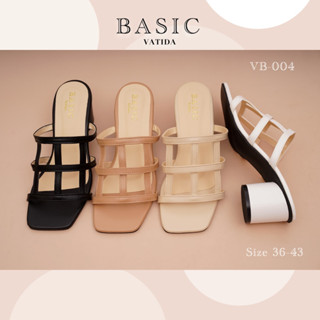 ( 🇹🇭 In stock 🔥) รองเท้าผู้หญิงส้นสูง สไตล์เกาหลี   Size 36-43 รุ่น VB-004