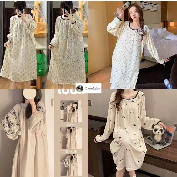 ใส่ได้ 40KG-70KG(ราคาถูกที่สุด) ชุดนอนสไตล์ญี่ปุ่น l0fum5zlay， กระโปรงลําลอง ， ผ้าฝ้ายล่าสุด