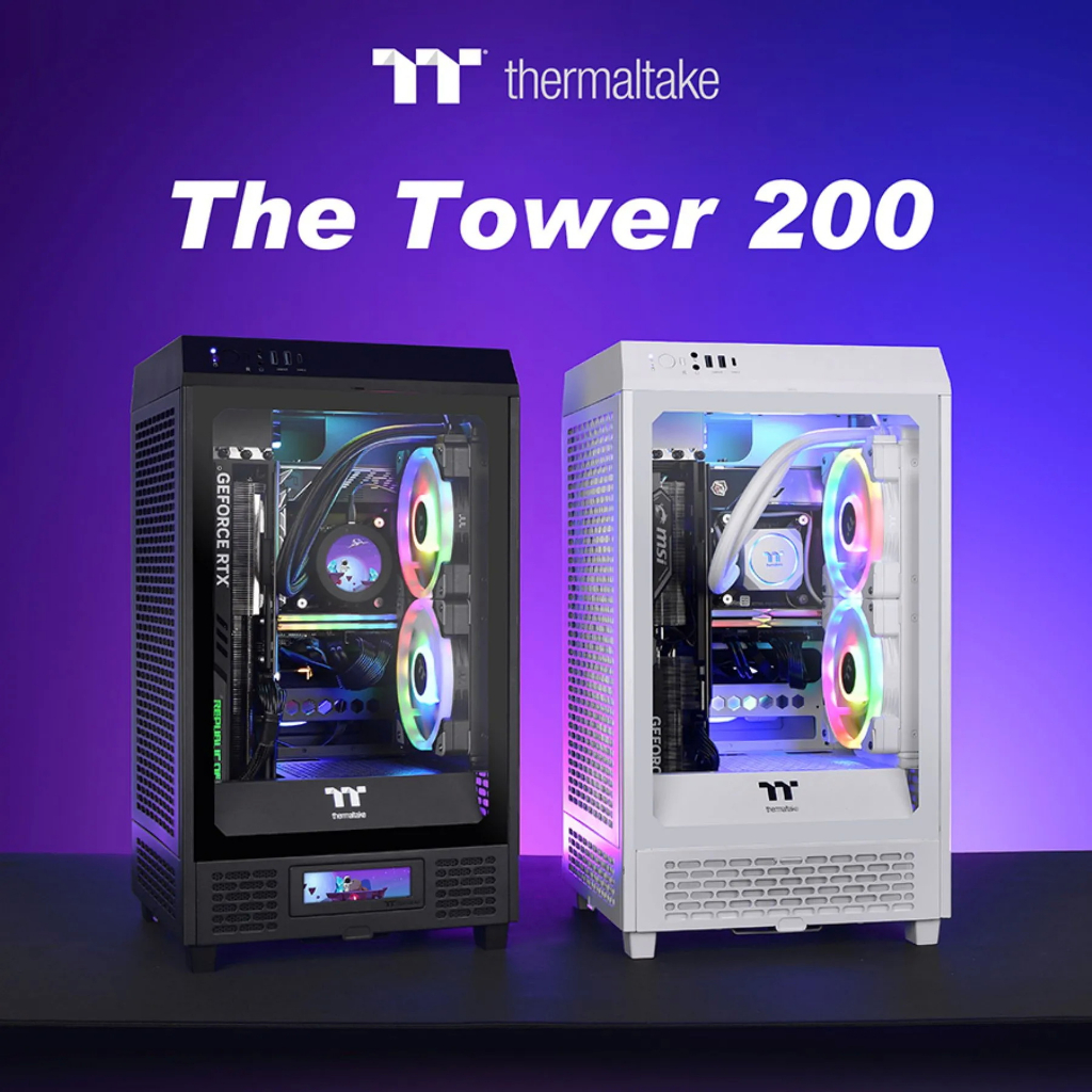 CASE (เคสมินิเกมมิ่ง) THERMALTAKE The Tower 200 Mini-ITX Chassis (CA-1X9-00S1WN-00)