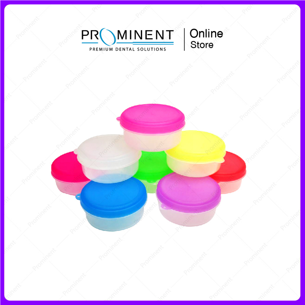 Retainer Boxes กระปุกใส่ของ กระปุกกลม แบน (12 กระปุก) Food grade อเนกประสงค์ ใส่ของจุกจิก กล่องพลาสติก ใส่เครื่องปรุง