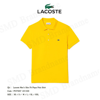 Lacoste เสื้อโปโลชาย รุ่น Lacoste Men’s Slim Fit Pique Polo Shirt Code: PH7937 10 US3