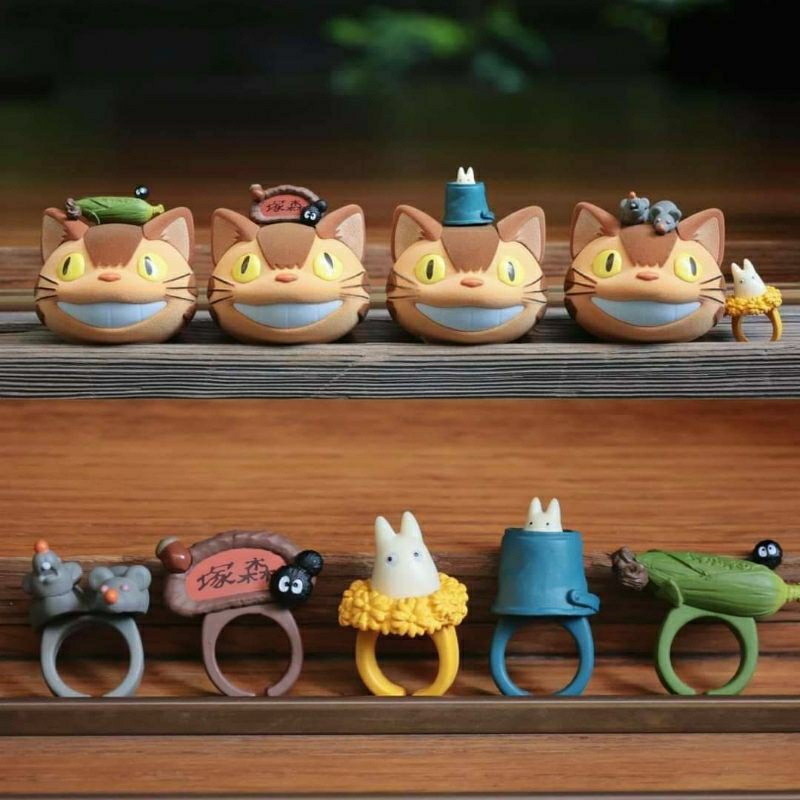 [พร้อมส่ง Instock📦]New My Neighbor Totoro Ghibli Nekobus Gachapon กาชาปอง 1 สุ่ม เมโกะบัส จิบลิ ใหม่