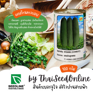 กป 100 กรัม เมล็ดพันธุ์ แตงร้าน คาวบอย ตราซีดไลน์ NOBEL Cucumber