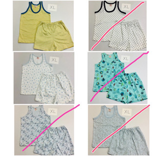ชุดเซ็ทเสื้อกล้าม+ขาสั้นXL ถูกสุดๆ