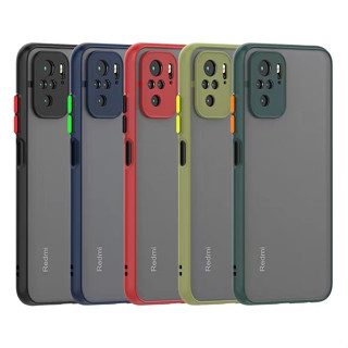 12ด้านขอบสีกันกระแทเคสโทรศัพท์ redmi note5/note7/note7pro/note8/note8pro/note9/note9s/note10s/note10 5g/note10proพร้อม