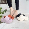 Softchu รุ่น SOFT954 👠  สูง2.5นิ้ว รองเท้าผู้หญิง   รองเท้าสุขภาพ