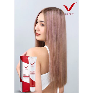 สีย้อมผม ซุเปอร์วี แฮร์คัลเลอร์ ซุปเปอร์ซีรี่ย์ 100 มล. (รวมไฮออกซิเจน ครีม มิลด์) SUPER V HAIR COLOR SUPER SERIES
